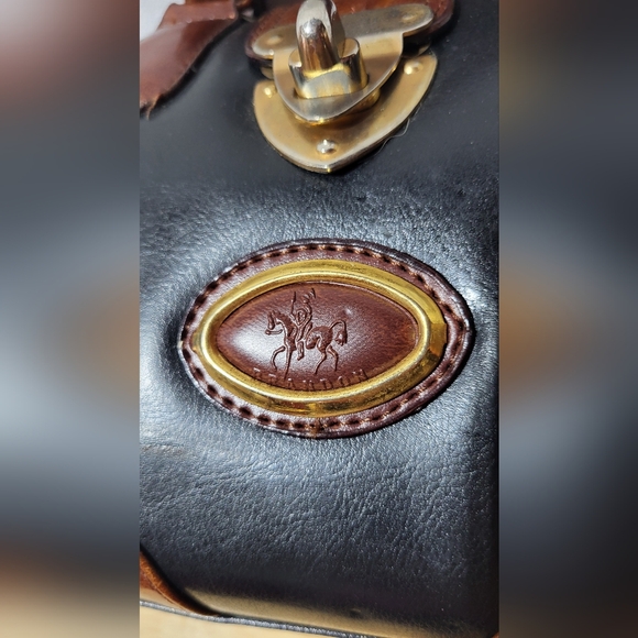 Vintage Brandon black/brown  leather purse - Picture 4 of 5